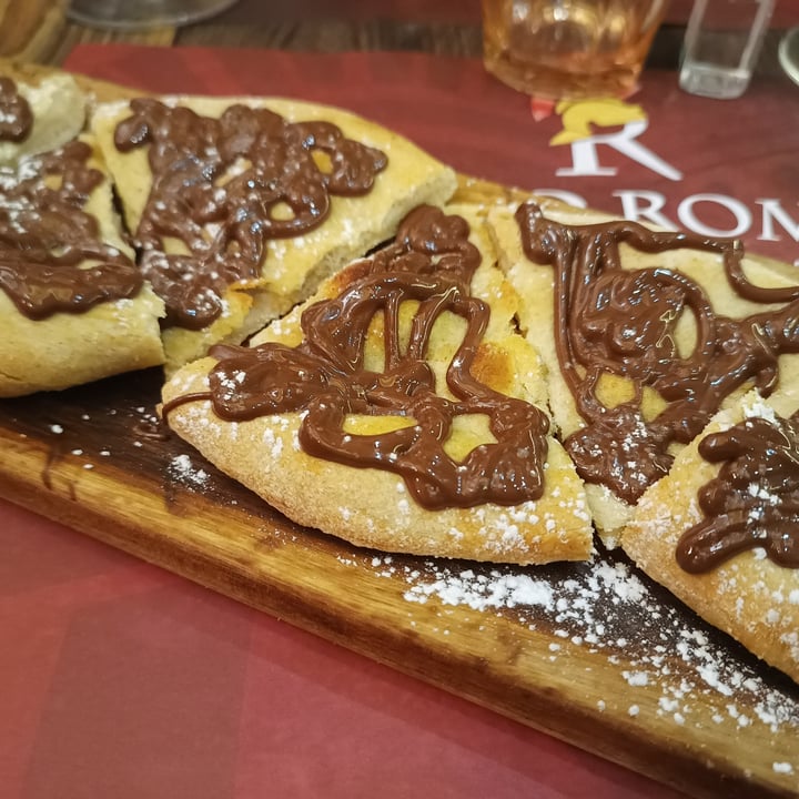 photo of Rifugio Romano Focaccina alla nutella vegan shared by @healthyeatingfiji on  05 Sep 2022 - review