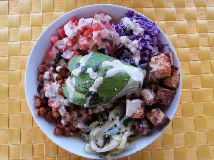 photo of Asher's Corner Cafe @ Ashers Farm Sanctuary Buddha Bowl shared by @rainmakesthings on  30 Oct 2019 - review