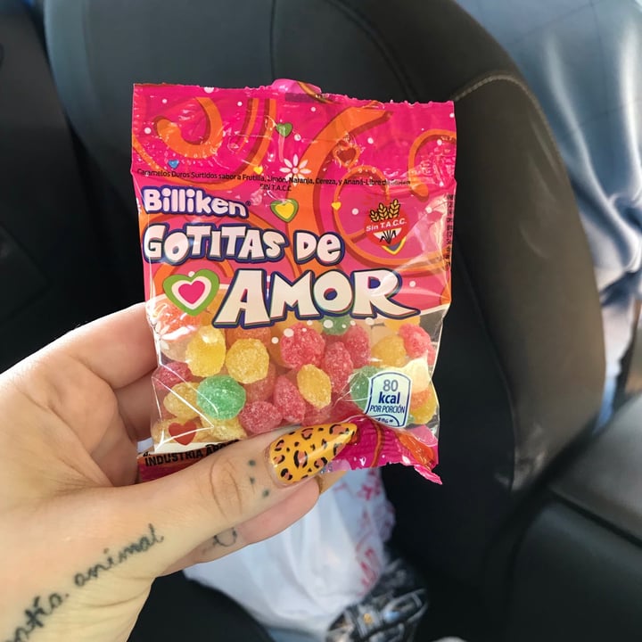 photo of Billiken Caramelos Gotitas de Amor shared by @azaivegana on  23 Dec 2020 - review
