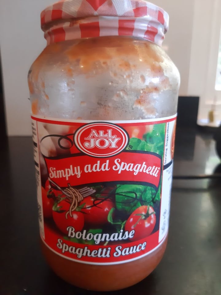 photo of All Joy Bolognaise Spaghetti Sauce shared by @chloekingdom on  15 Jan 2020 - review