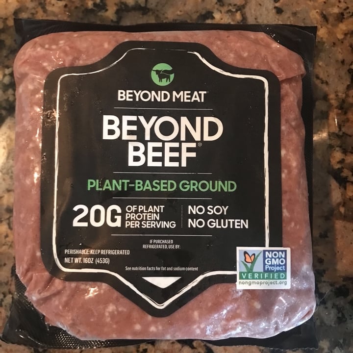 photo of Beyond Meat Beyond Beef Plant-Based Ground 20G shared by @marionmedina on  07 Feb 2020 - review