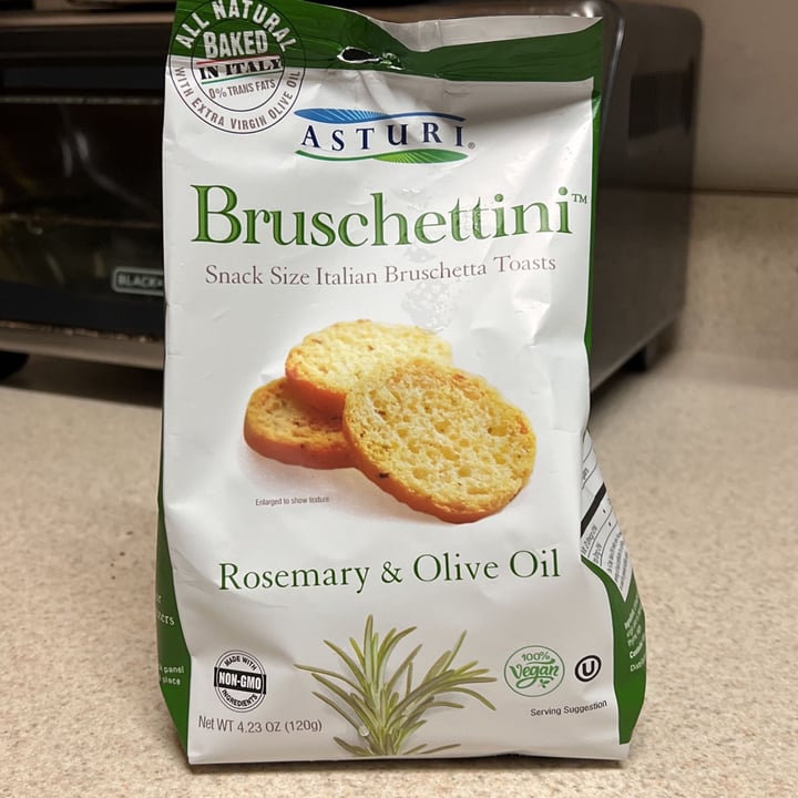 photo of Asturi Bruschettini Rosemary & Olive Oil shared by @lucyhoinkis on  02 Nov 2022 - review