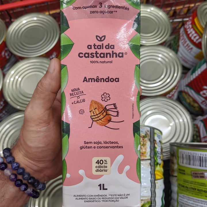review photo of A Tal da Castanha Bebida vegetal shared by @caiqueoliveira on 21 Apr 2022 - review