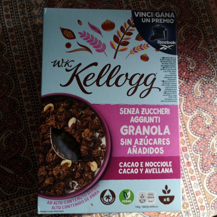 photo of Kellogg Granola cacao e nocciole shared by @maripina on  07 Nov 2021 - review