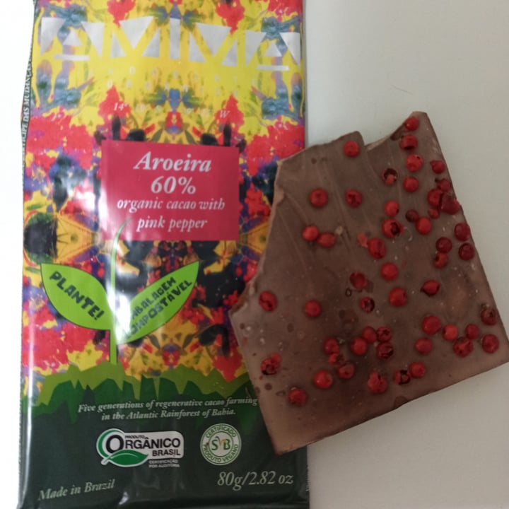 photo of amma chocolates Chocolate orgânico Amma de Aroeira shared by @marianagiratafrancis on  02 Jul 2022 - review