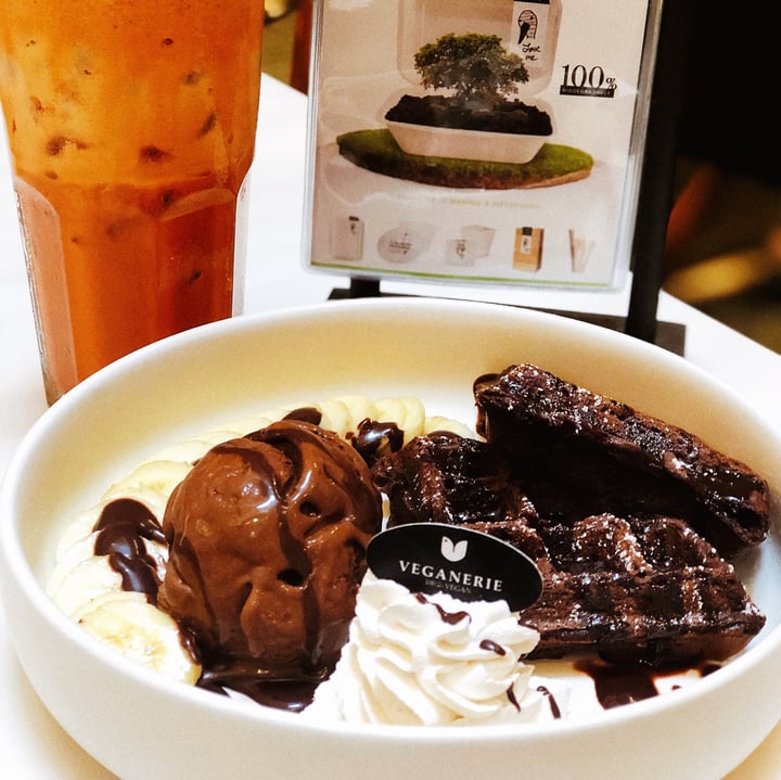 review photo of Veganerie Soul Chocolate Banana waffles shared by @yin on 21 Aug 2020 - review