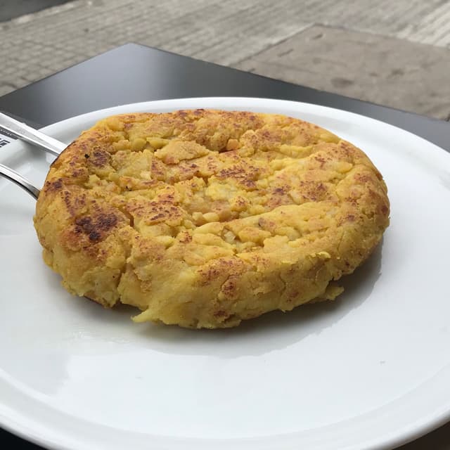 Photo of the dish “Tortilla de patata vegana”