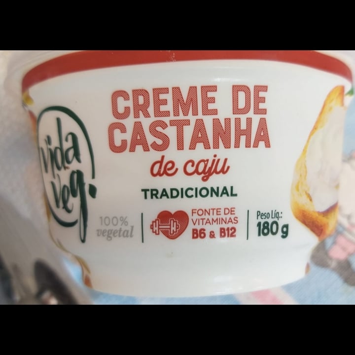 review photo of Vida Veg Creme de Castanha de Caju com Ervas Finas & Pesto shared by @marizasantos on 02 May 2022 - review