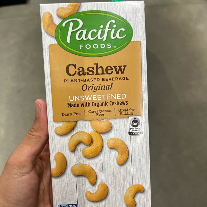 photo of Pacific Foods Cashew Plant-Based Beverage shared by @christianevfr on  17 May 2022 - review