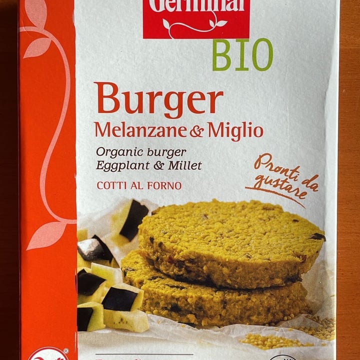 photo of Germinal Bio Burger melanzane e miglio shared by @eticamenteincucina on  13 Apr 2022 - review