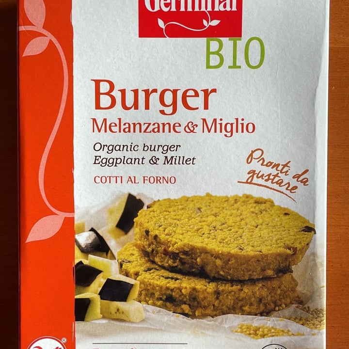 review photo of Germinal Bio Burger melanzane e miglio shared by @eticamenteincucina on 13 Apr 2022 - review