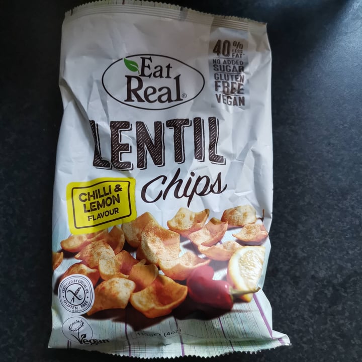 photo of Eat Real Chilli and Lemon Lentil Chips shared by @oilsdad on  15 Apr 2021 - review