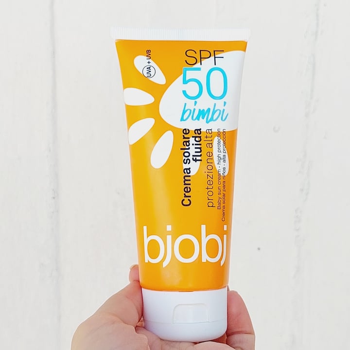 photo of Bjobj Crema Solare Fluida Bimbi SPF 50 shared by @marthina on  30 Sep 2022 - review