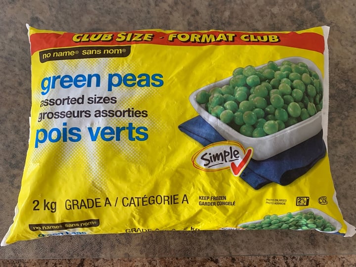 photo of No Name Sans Nom Frozen Peas shared by @louisg on  21 Aug 2021 - review