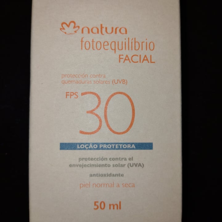 photo of Natura Fotoequilibrio facial FPS 30 shared by @danielak on  28 Aug 2021 - review