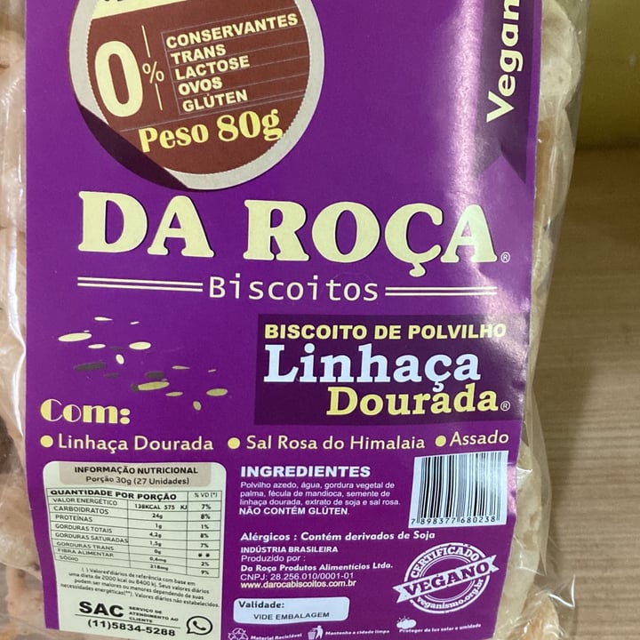 review photo of Da Roça Biscoito de polvilho linhaça dourada shared by @danilo1982 on 02 Mar 2022 - review