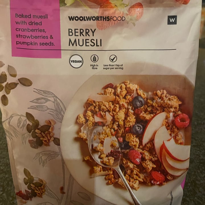 photo of Woolworths Food Berry Muesli shared by @bexcowie on  05 Aug 2020 - review