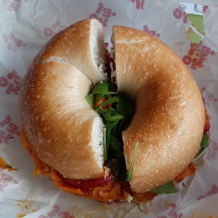 photo of okja café Carrot & Lox Bagel shared by @shanikoen on  10 Feb 2021 - review