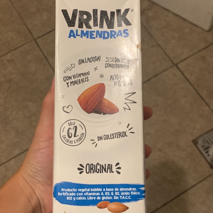 photo of Vrink Leche de almendras shared by @mdeolloqui on  14 Feb 2022 - review