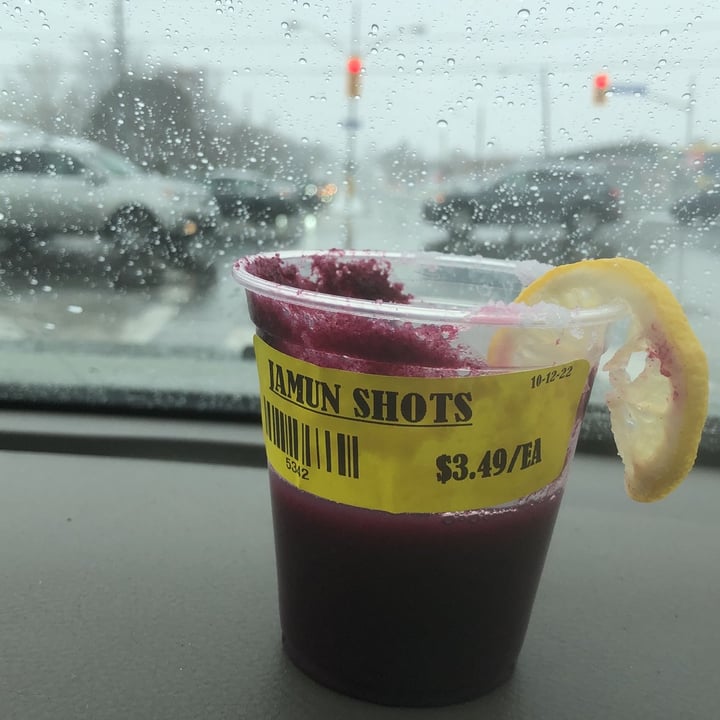 photo of jamun shot jamun smoothie shared by @abarrow33 on  11 Dec 2022 - review