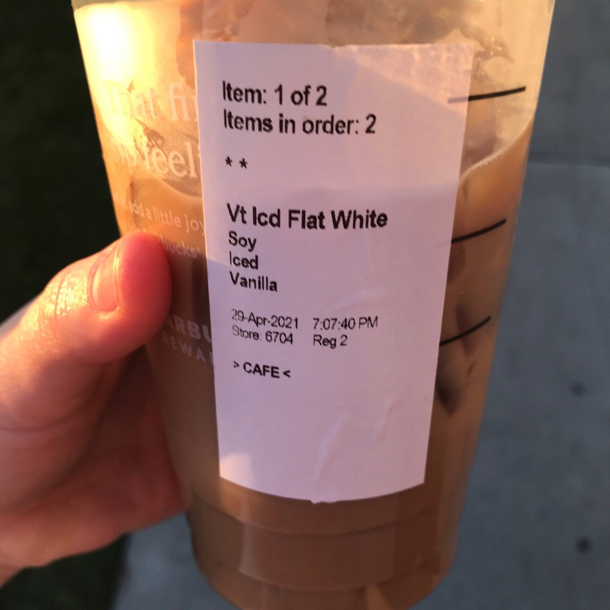 Starbucks Iced flat white Reviews | abillion