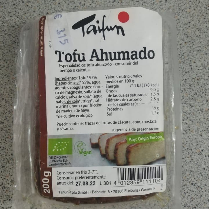 photo of Taifun Smoked Tofu shared by @alepilieri on  08 Sep 2022 - review