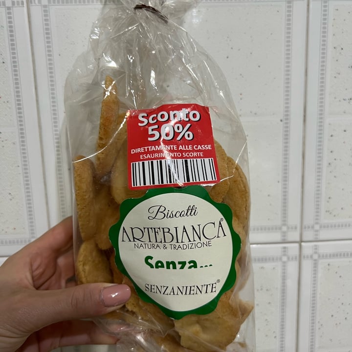 photo of Artebianca Biscotti senza latte e senza uova shared by @francineveg on  21 Sep 2022 - review