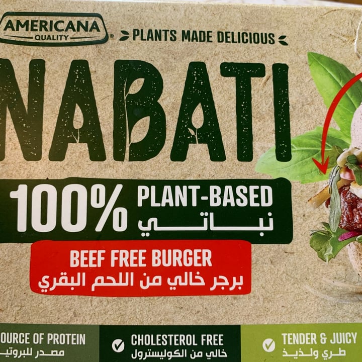 photo of Nabati Beef Free Burger shared by @martinazurli on  12 Dec 2022 - review