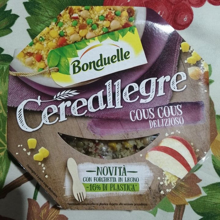 photo of Bonduelle Cereallegre Cou Cous shared by @morwanneg on  11 Dec 2021 - review