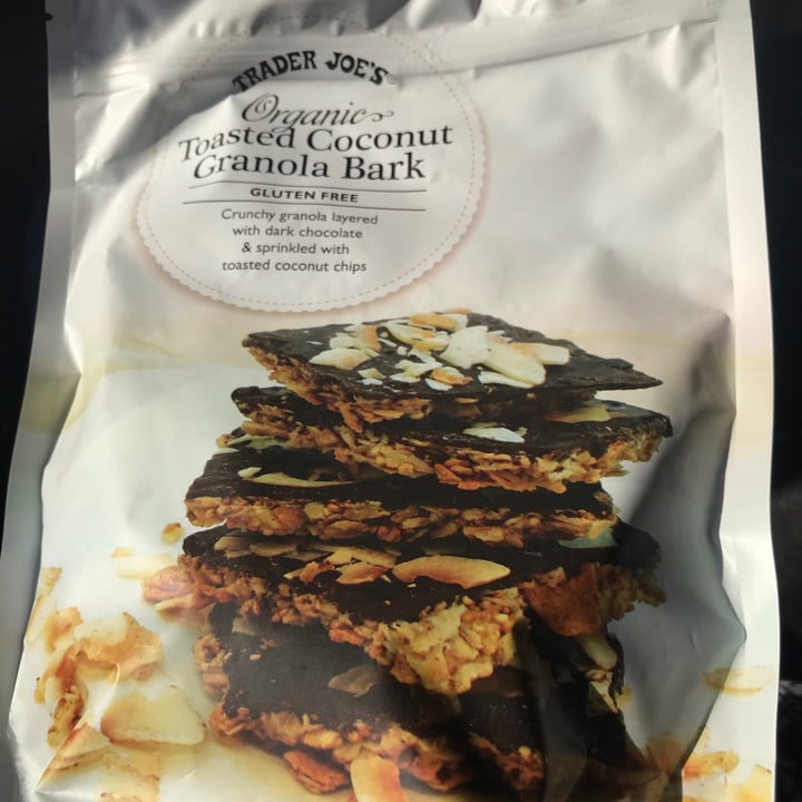 photo of Trader Joe's Organic Toasted Coconut Granola Bark shared by @mallory17 on  10 Oct 2020 - review