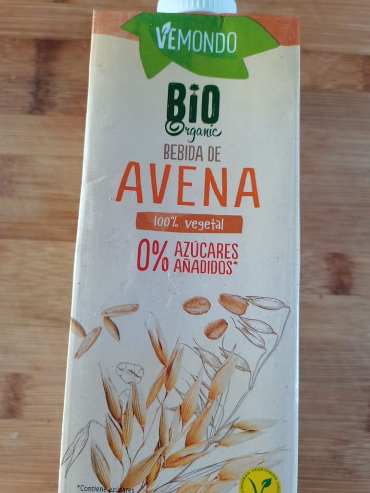 photo of Vemondo Bebida de avena shared by @juniperusvegan on  26 Feb 2022 - review