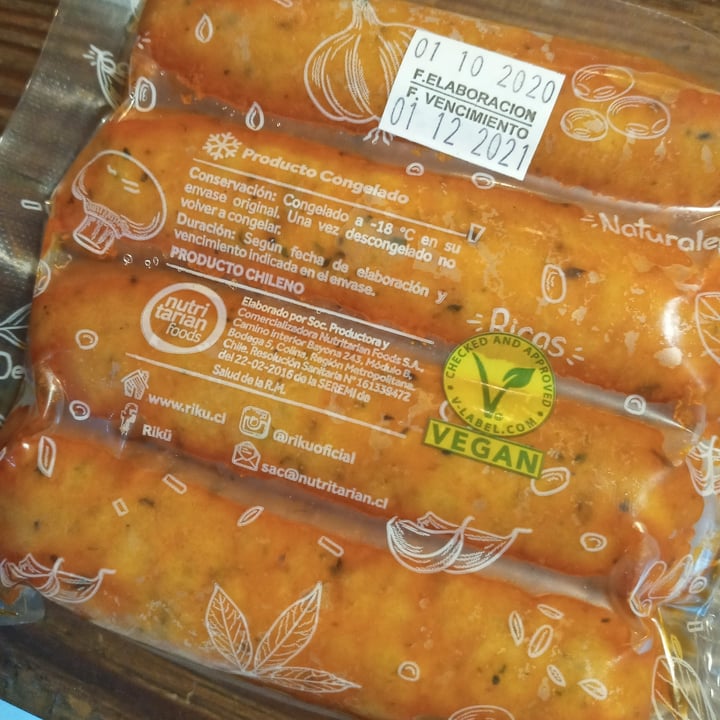 photo of Rikü Chorizo vegano tradicional shared by @kerstin269 on  16 Jan 2021 - review