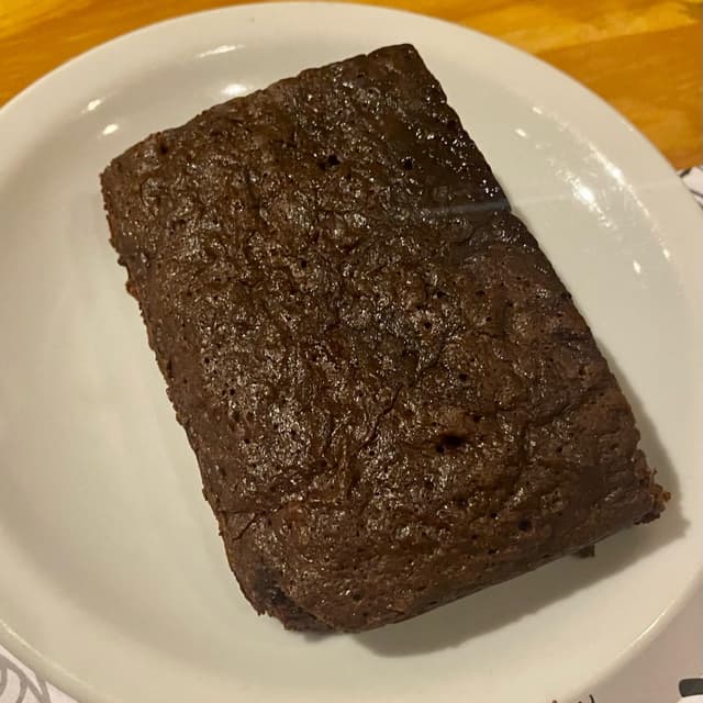 Foto do prato “Brownie Vegano”