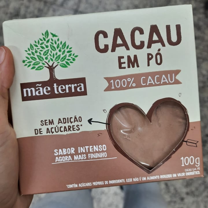review photo of Mãe Terra Cacau em Pó Mãe Terra shared by @evanilde on 19 May 2022 - review