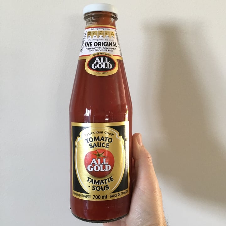 photo of All Gold Tomato Sauce shared by @derelectt on  22 Jul 2021 - review