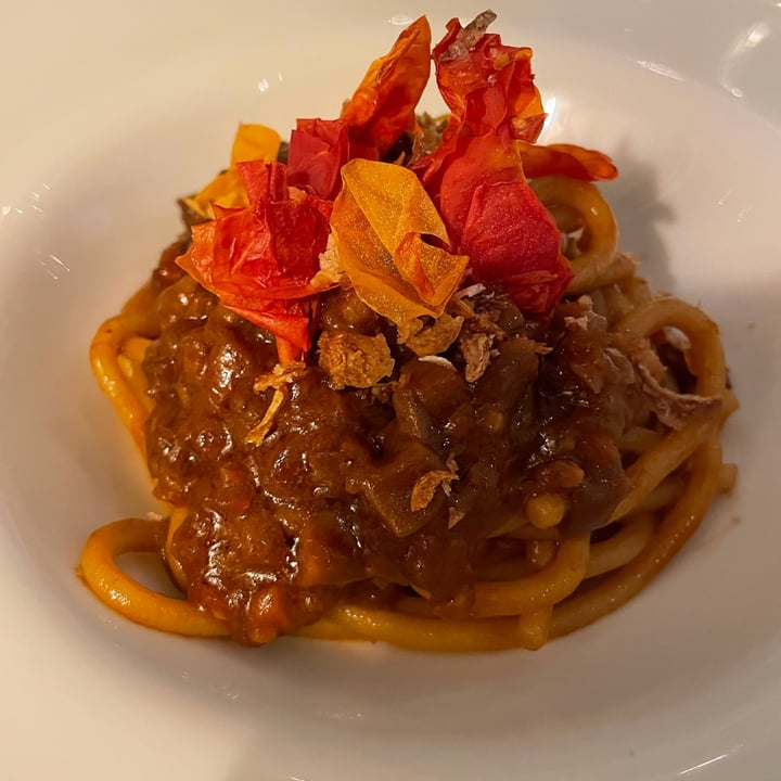 photo of Capra e Cavoli vegetariano, vegano e pesce Pici con ragù vegano shared by @robyinthekitchen on  12 Mar 2022 - review