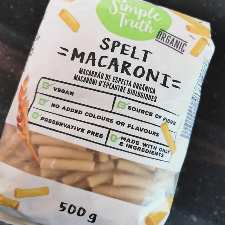 photo of Simple Truth Organic Spelt macaroni shared by @sandy4 on  01 Oct 2020 - review