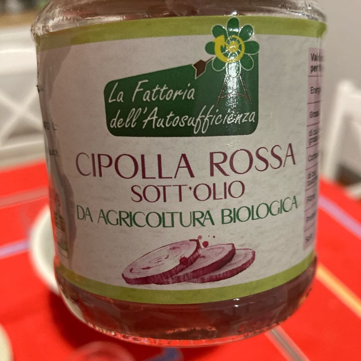 review photo of La fattoria dell’autosufficienza Cipolle rosse in olio shared by @apprendistaveg on 18 Apr 2022 - review