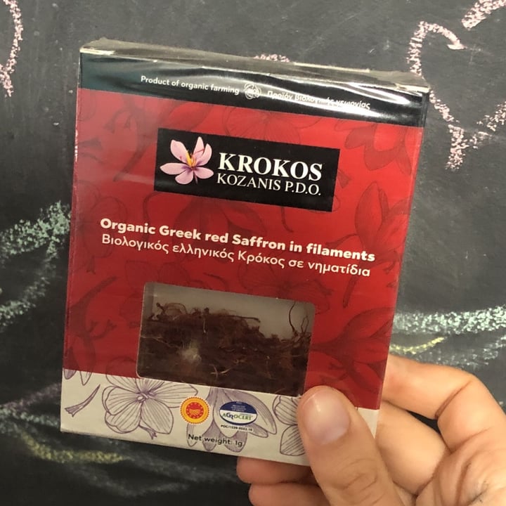 photo of Krokos Kozanis Greek Red Saffron shared by @mariannasofianos on  01 Apr 2022 - review