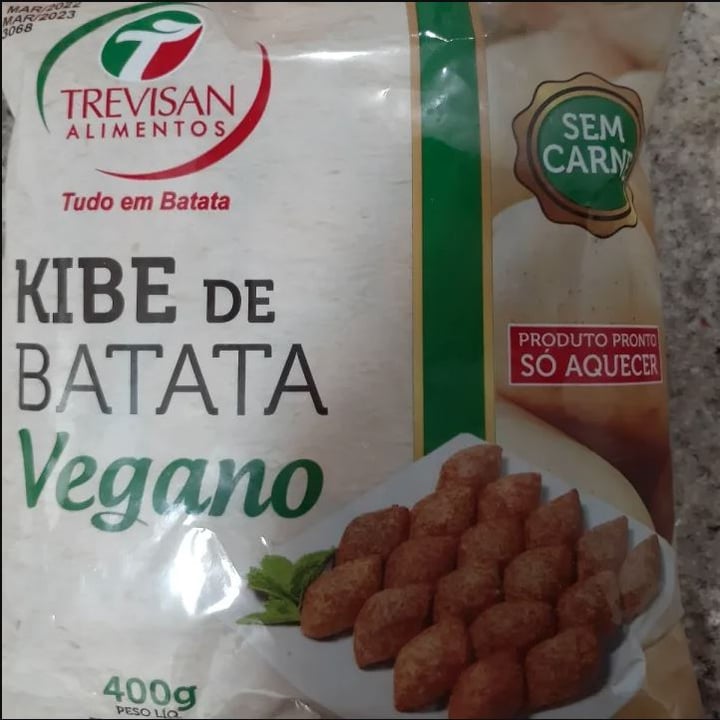 review photo of Kibe de batata Vegano - Trevisan Alimentos Kibe Barata Vegano shared by @dacanal on 10 Aug 2022 - review