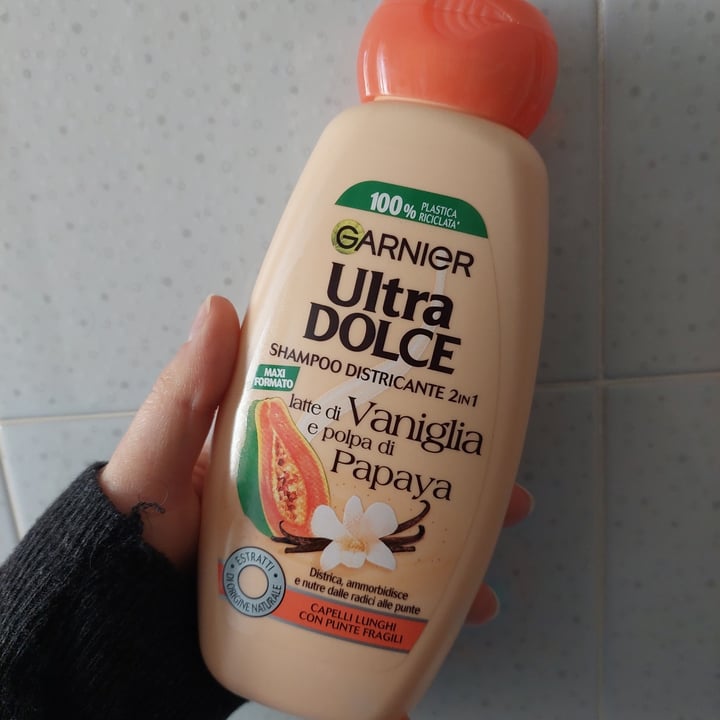 photo of Garnier Shampoo Latte Di Vaniglie E Polpa Di Papaya shared by @noemiso on  12 Apr 2022 - review