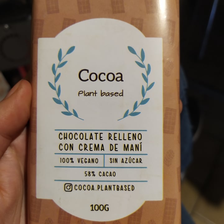 photo of Cocoa Plant Based Chocolate relleno de mani shared by @juligiri on  31 Jul 2021 - review