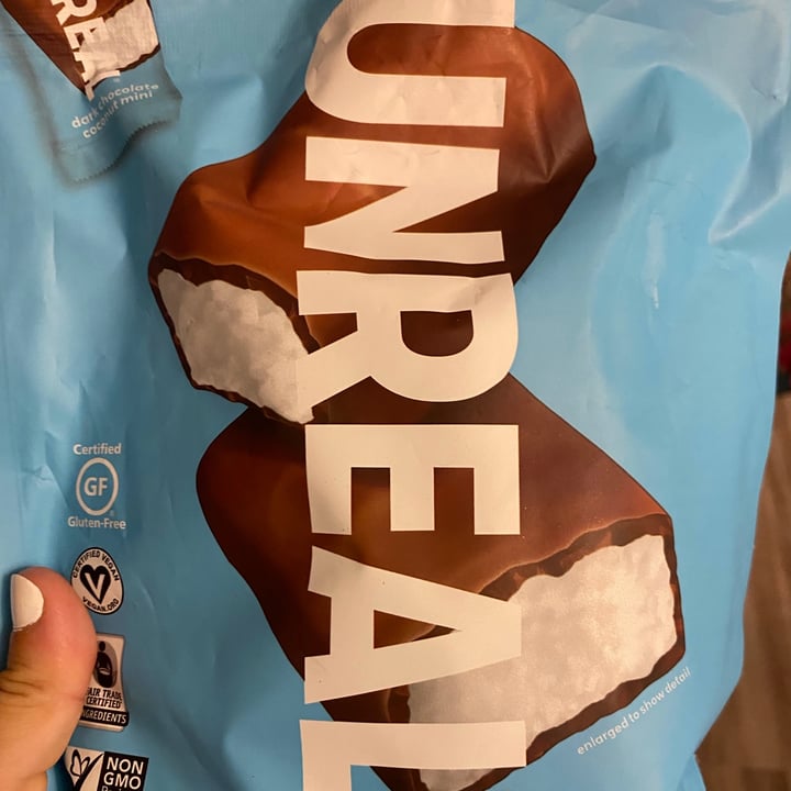 photo of UNREAL Dark chocolate coconut minis shared by @megmully on  10 Aug 2021 - review