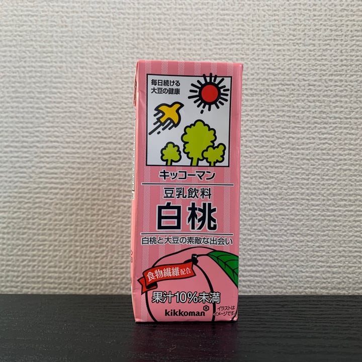 review photo of Kikkoman Peach Soy Milk shared by @soki on 09 Jun 2021 - review