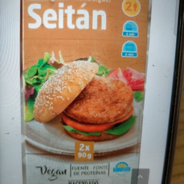 photo of Hacendado Hamburguesa de Seitan shared by @patmadrid on  06 Jun 2021 - review