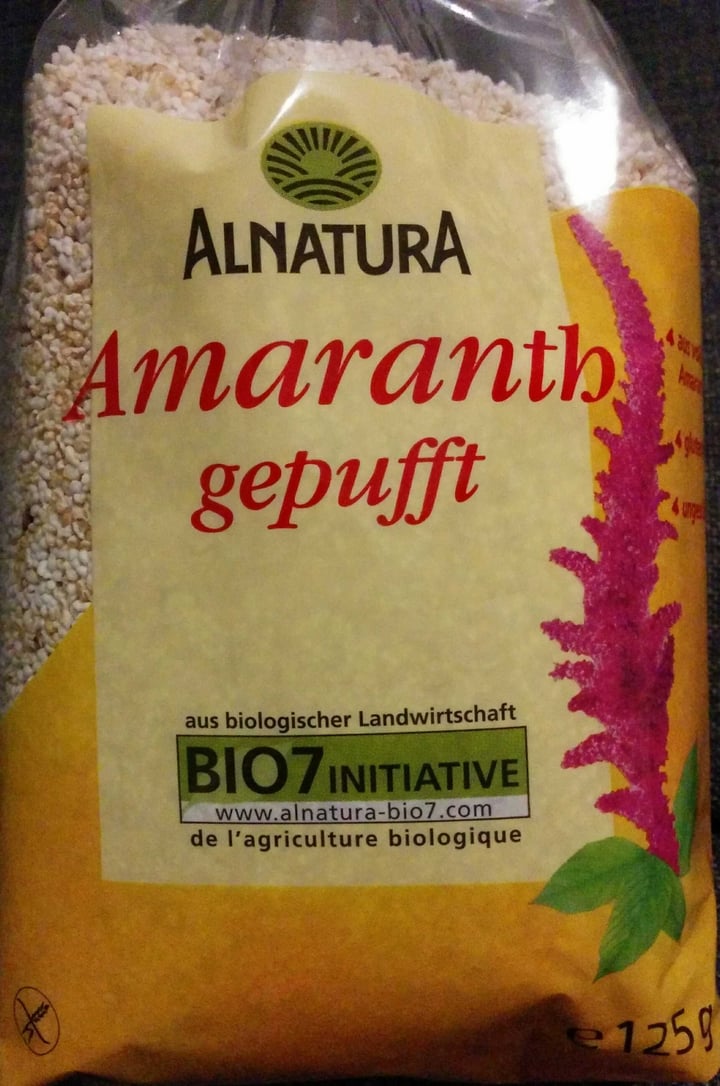 photo of Alnatura Amaranth gepufft shared by @elifdemir on  28 Oct 2020 - review