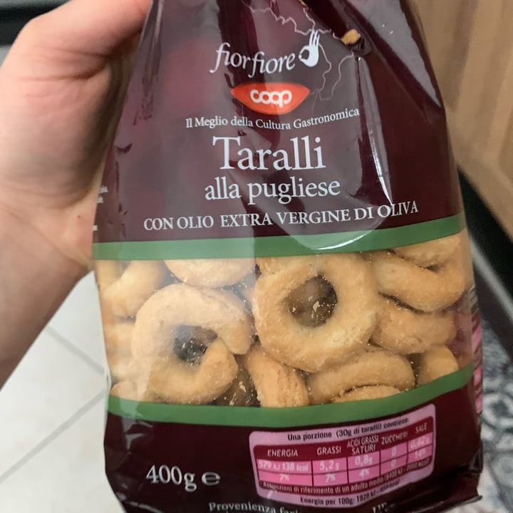 photo of Coop Taralli alla pugliese con olio evo shared by @brendaserenda on  12 Mar 2022 - review