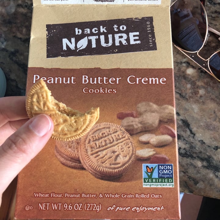photo of Back to Nature Peanut Butter Creme Cookies shared by @joyfully on  20 Jun 2019 - review