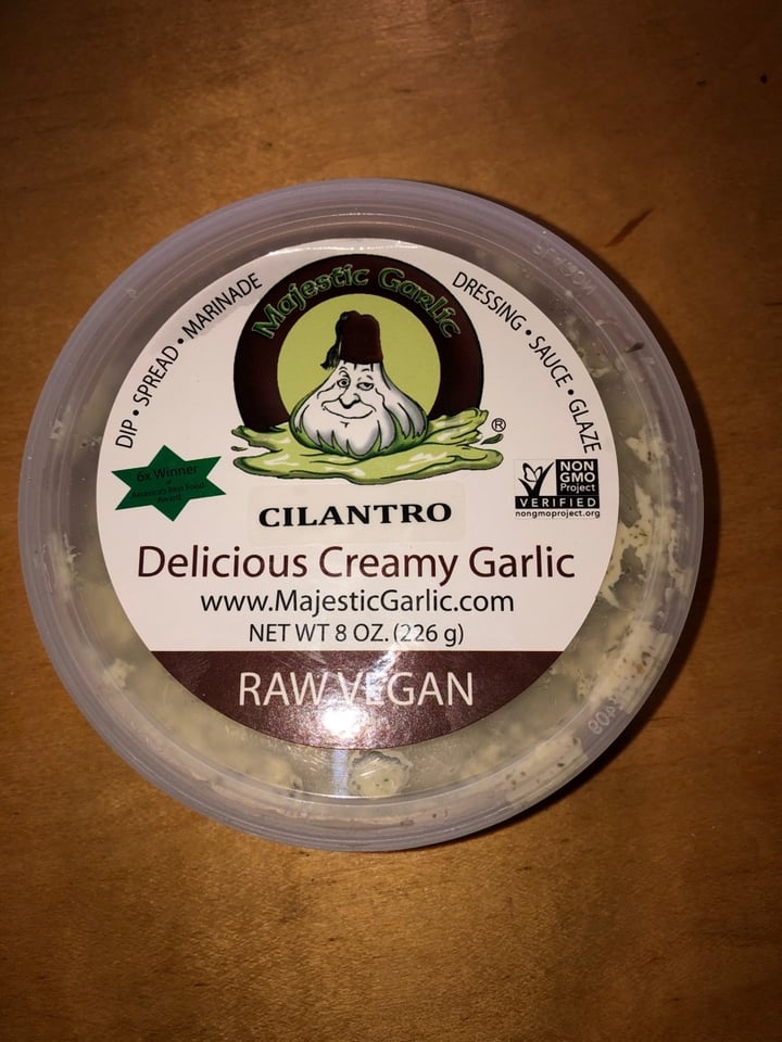 photo of Majestic Garlic Cilantro Garlic Dip shared by @planetearth on  29 Nov 2019 - review