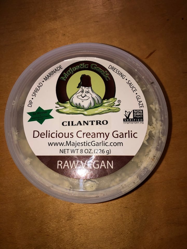 review photo of Majestic Garlic Cilantro Garlic Dip shared by @planetearth on 29 Nov 2019 - review